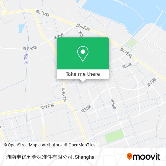 湖南申亿五金标准件有限公司 map