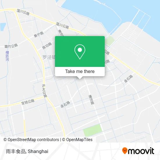 雨丰食品 map