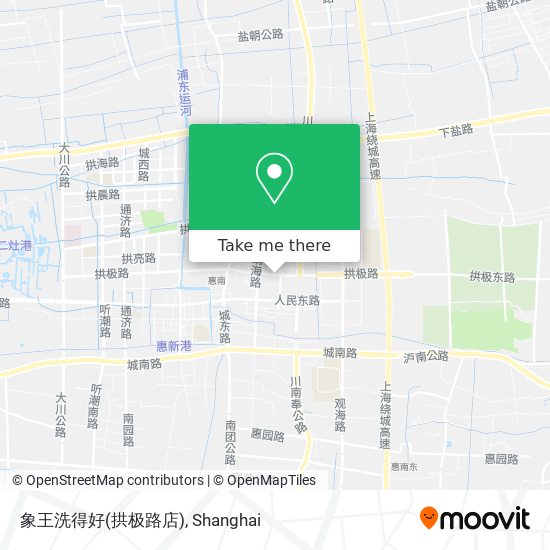 象王洗得好(拱极路店) map