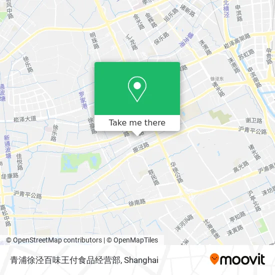 青浦徐泾百味王付食品经营部 map