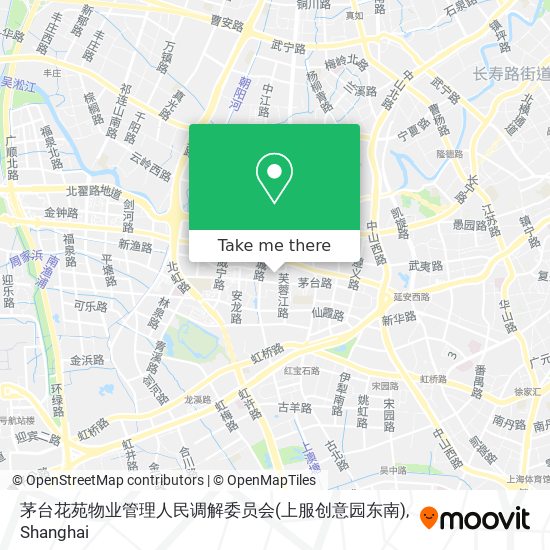 茅台花苑物业管理人民调解委员会(上服创意园东南) map