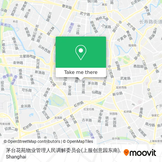 茅台花苑物业管理人民调解委员会(上服创意园东南) map