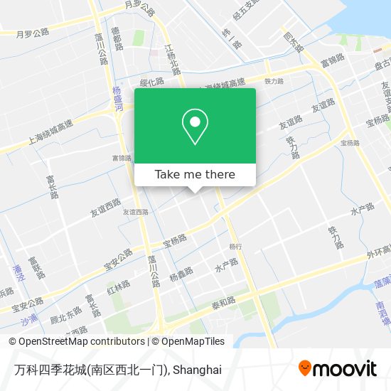 万科四季花城(南区西北一门) map