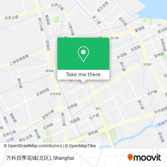 万科四季花城(北区) map