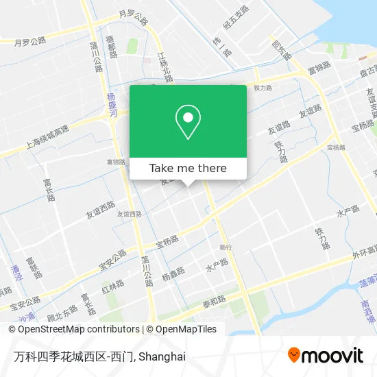万科四季花城西区-西门 map