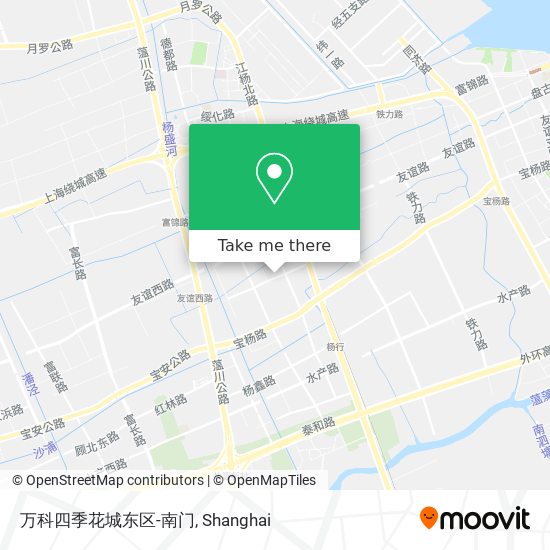 万科四季花城东区-南门 map