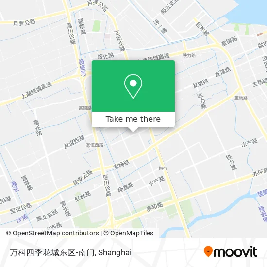 万科四季花城东区-南门 map