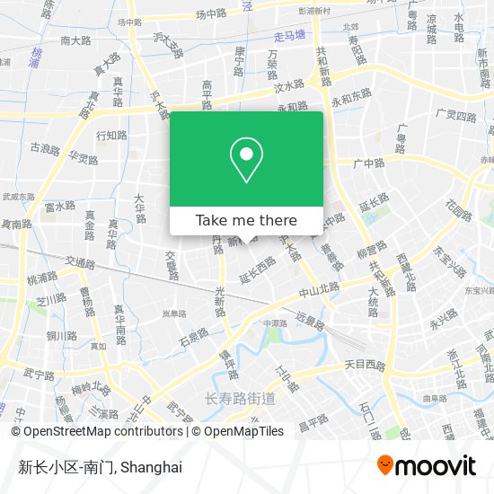 新长小区-南门 map