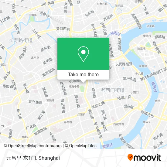 元昌里-东1门 map