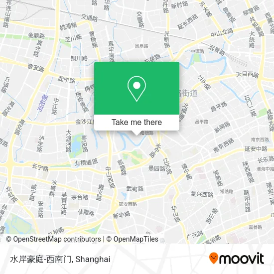 水岸豪庭-西南门 map