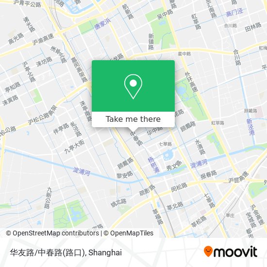 华友路/中春路(路口) map
