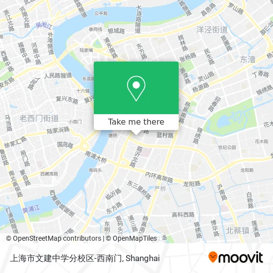 上海市文建中学分校区-西南门 map
