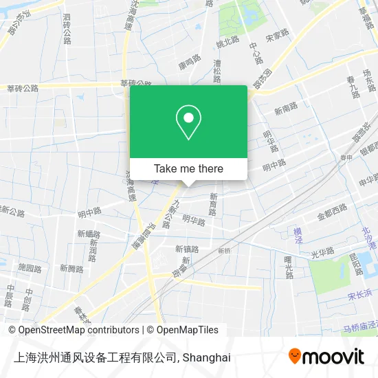 上海洪州通风设备工程有限公司 map
