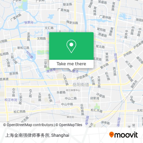 上海金南强律师事务所 map