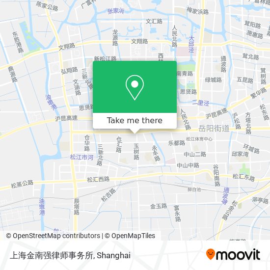 上海金南强律师事务所 map