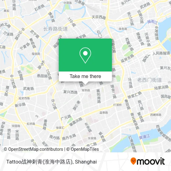 Tattoo战神刺青(淮海中路店) map