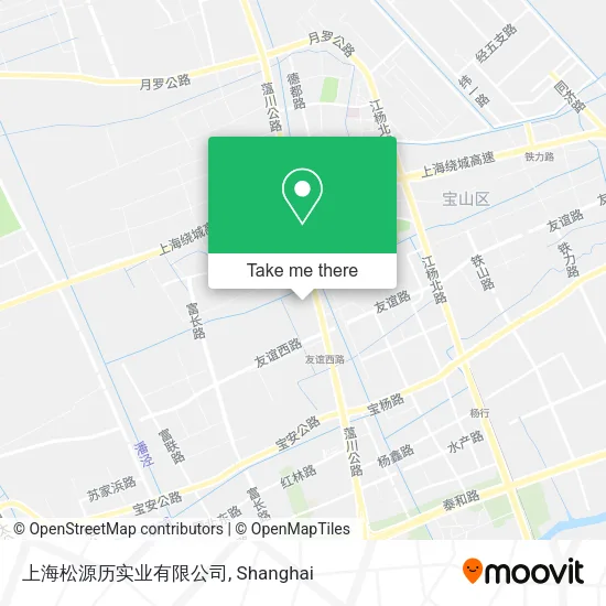 上海松源历实业有限公司 map