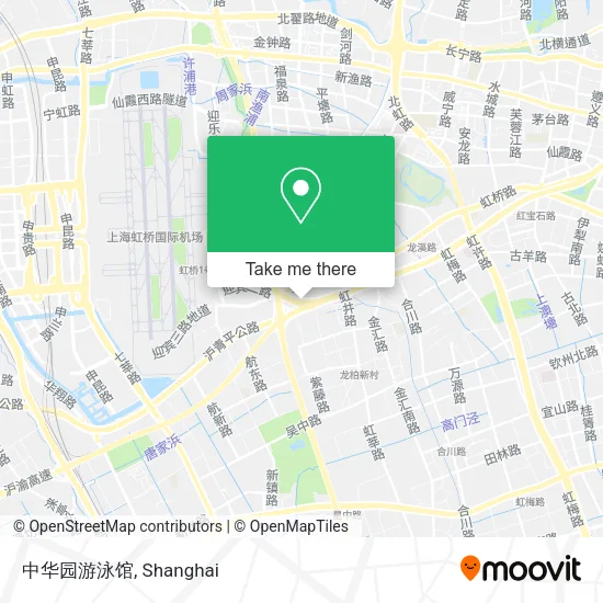 中华园游泳馆 map