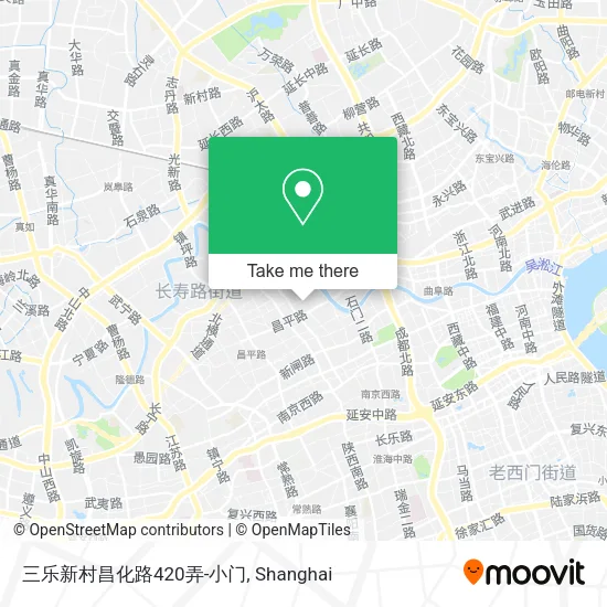 三乐新村昌化路420弄-小门 map