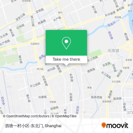 泗塘一村小区-东北门 map