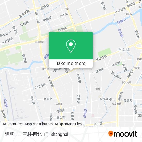 泗塘二、三村-西北1门 map