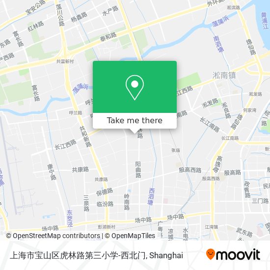 上海市宝山区虎林路第三小学-西北门 map