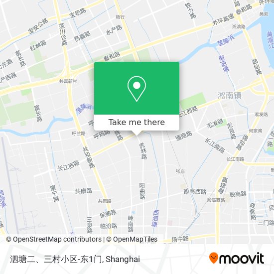 泗塘二、三村小区-东1门 map