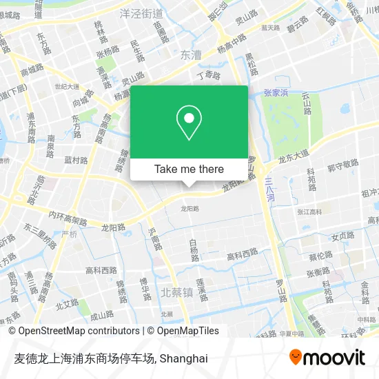 麦德龙上海浦东商场停车场 map