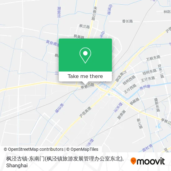 枫泾古镇-东南门(枫泾镇旅游发展管理办公室东北) map