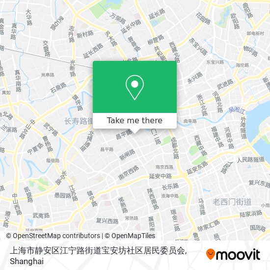 上海市静安区江宁路街道宝安坊社区居民委员会 map