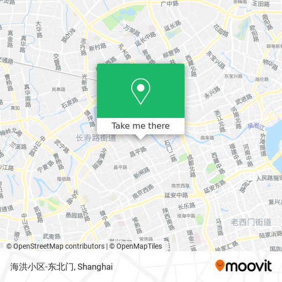 海洪小区-东北门 map
