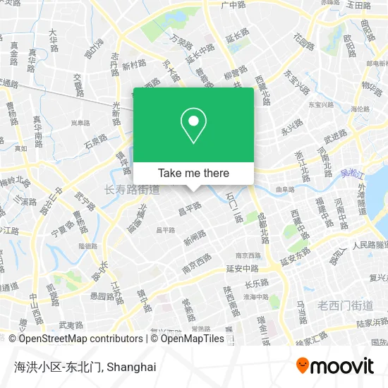 海洪小区-东北门 map