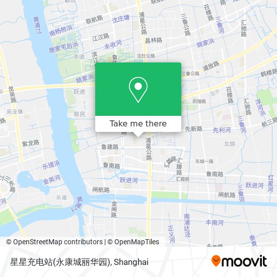 星星充电站(永康城丽华园) map