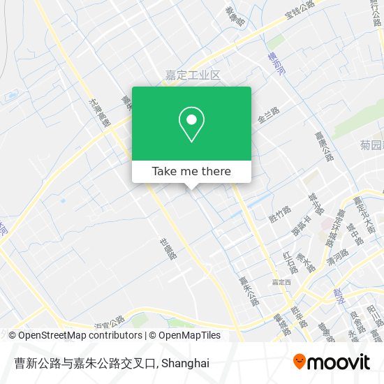 曹新公路与嘉朱公路交叉口 map