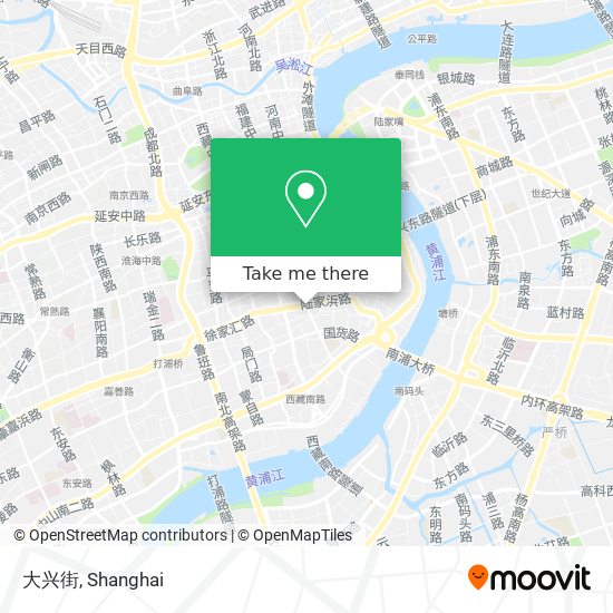 大兴街 map