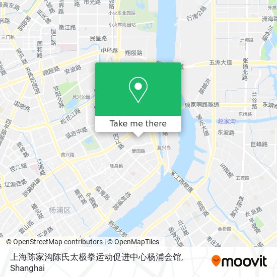 上海陈家沟陈氏太极拳运动促进中心杨浦会馆 map
