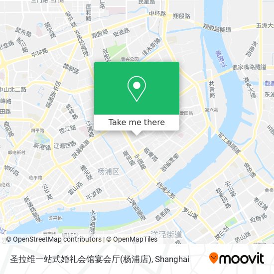 圣拉维一站式婚礼会馆宴会厅(杨浦店) map