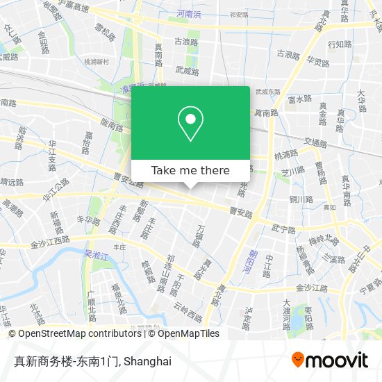 真新商务楼-东南1门 map