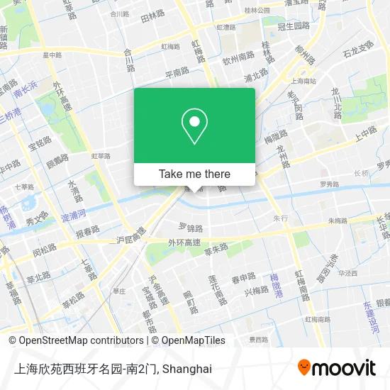 上海欣苑西班牙名园-南2门 map