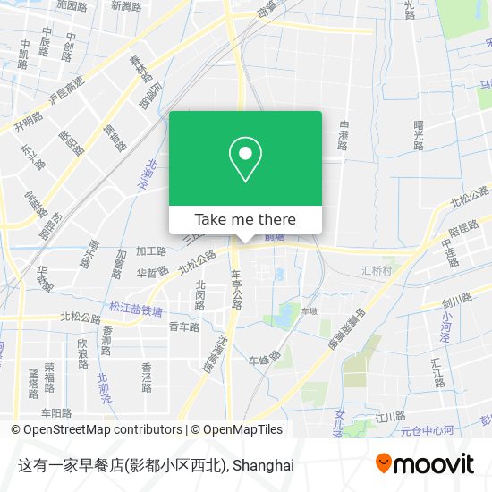 这有一家早餐店(影都小区西北) map