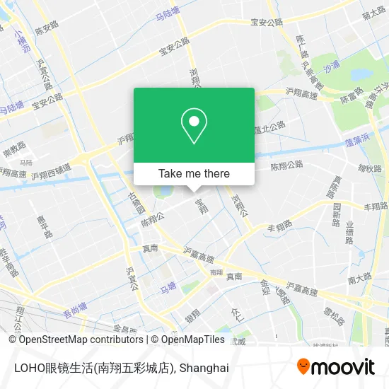 LOHO眼镜生活(南翔五彩城店) map