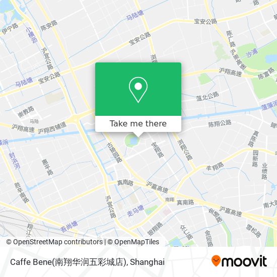 Caffe Bene(南翔华润五彩城店) map