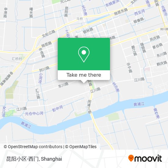 昆阳小区-西门 map