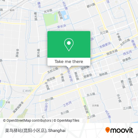 菜鸟驿站(昆阳小区店) map