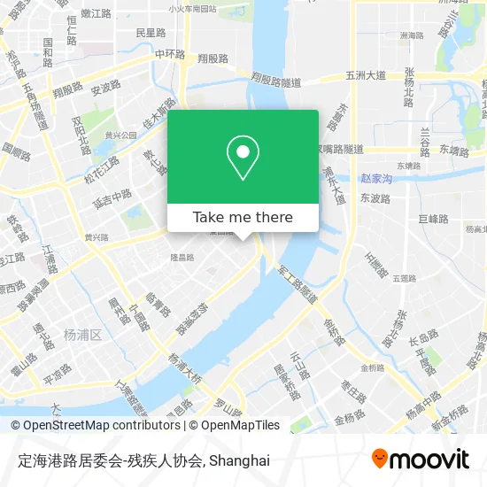 定海港路居委会-残疾人协会 map
