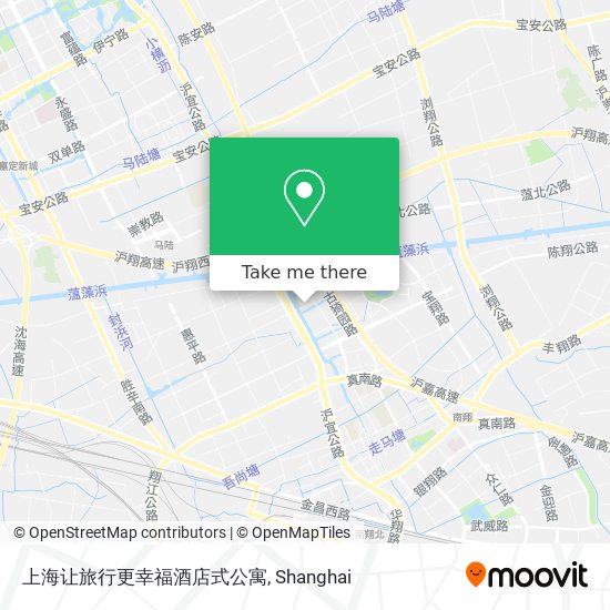 上海让旅行更幸福酒店式公寓 map