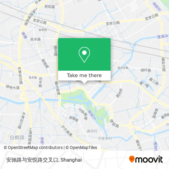 安驰路与安悦路交叉口 map