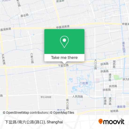 下盐路/南六公路(路口) map