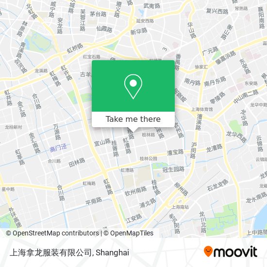 上海拿龙服装有限公司 map