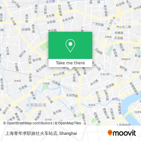 上海青年求职旅社火车站店 map